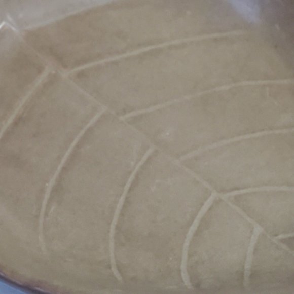 Set of 2 PartyLite Leaf Candle Tray P7432 shaped candleholder - Picture 8 of 10